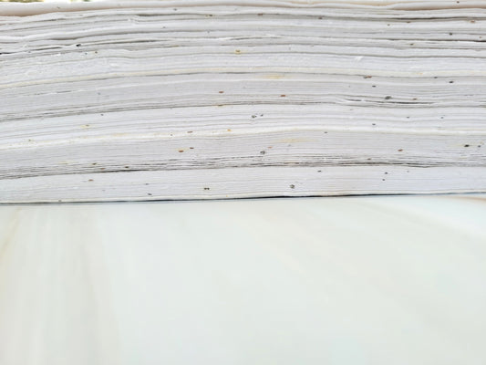 Printable A4 Seed Paper Printer Safe - White Printable Seeded Paper Sheets - 200 GSM Premium Handmade wildflower Seed Paper